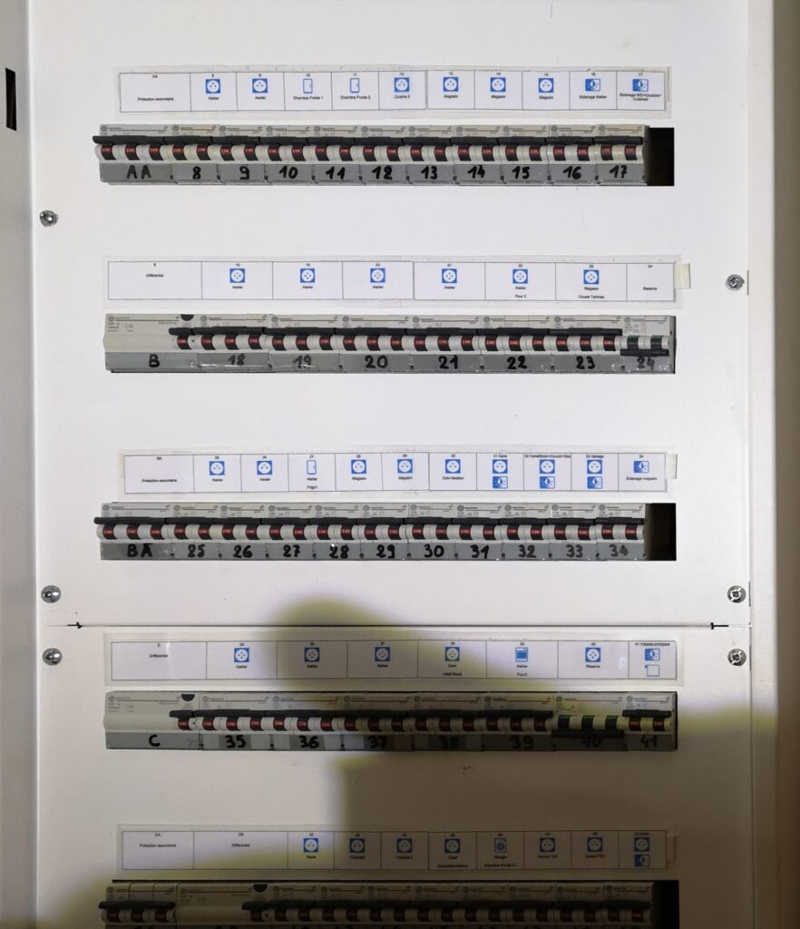 Tablaeu électrique pour une consommation importantes